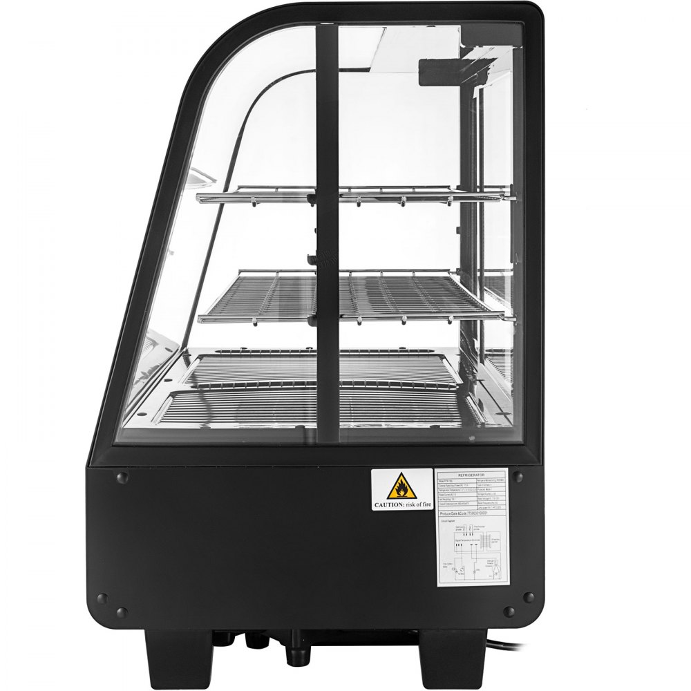 Refrigerated Bakery Display Case Countertop 100l Show Case Cabinet Dessert Case