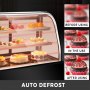 Refrigerated Bakery Display Case Countertop 100l Show Case Cabinet Dessert Case