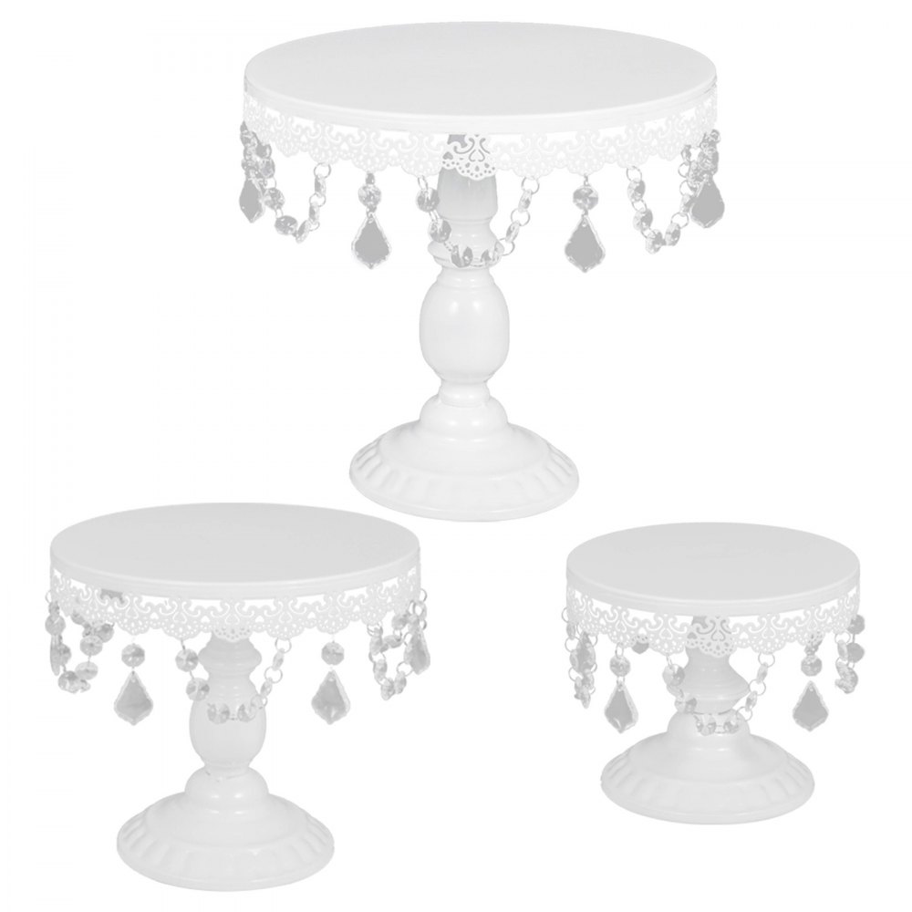12 unidades/juego de soporte para tartas, estante redondo de hierro para bodas, decoración de torre para cupcakes