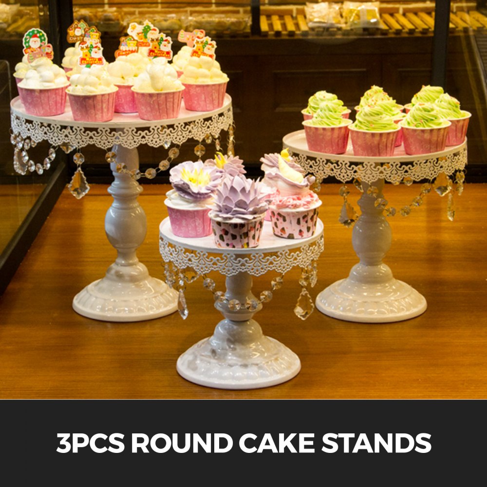 12 unidades/juego de soporte para tartas, estante redondo de hierro para bodas, decoración de torre para cupcakes