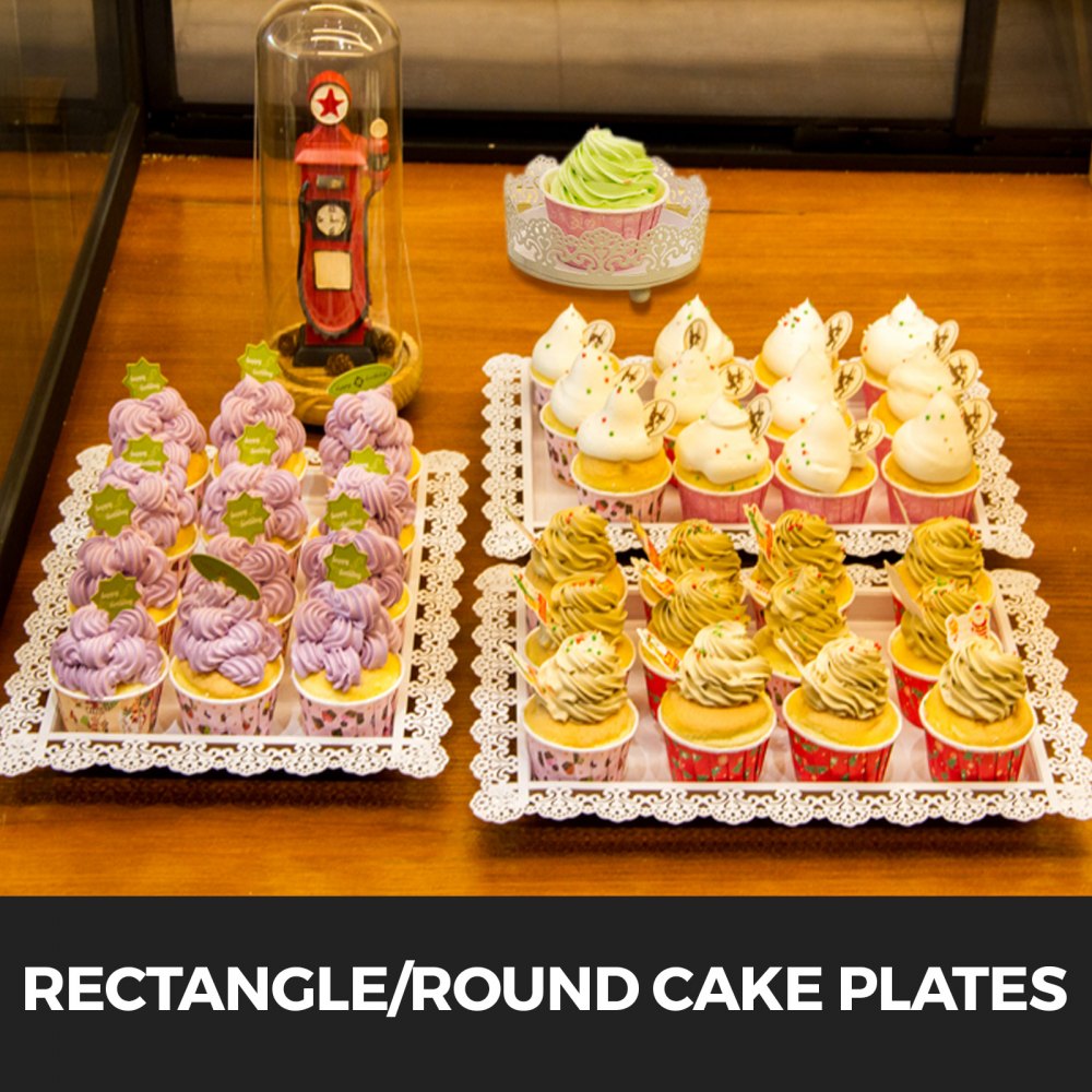 12 unidades/juego de soporte para tartas, estante redondo de hierro para bodas, decoración de torre para cupcakes