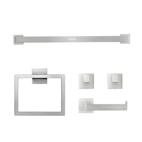TNOMS 4 Stuks Badkamer Hardware Accessoires Set Handdoek Bar