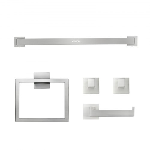 TNOMS 4 Stuks Badkamer Hardware Accessoires Set Handdoek Bar TNOMS 4 Stuks Badkamer Hardware Accessoires Set Handdoek Bar