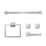 VEVOR Brushed Nickel Bathroom Hardware Set, 5 Pieces Bathroom Accessories Set, Stainless Steel 24 inch Towel Bar, Towel Rack, 2 Robe Towel Hooks, Toilet Paper Holder for Bath Room, Wall Mounted