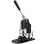 VEVOR Button Maker Machine 1.25"/2.25"/3"(32/58/75 mm) 3-in-1 Pin Maker, with 300pcs Button Parts, Circle Cutter, Magic Book, Ergonomic Handle, for DIY Badges, Pins, Fridge Magnets and Key Chains