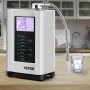 VEVOR Water Ionizer Machine, 7 Water Settings, Alkaline Acid Home Filtration System w/ 3.8" LCD Touch Panel, pH3.5-10.5 Kangen Water w/ 6000L Replaceable Filter, up to 1000PPM TDS & -500mV ORP, Silver