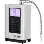 VEVOR Water Ionizer Machine, 7 Water Settings, Alkaline Acid Home Filtration System w/ 3.8" LCD Touch Panel, pH3.5-10.5 Kangen Water w/ 6000L Replaceable Filter, up to 1000PPM TDS & -500mV ORP, Silver