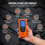 VEVOR 3-in-1 EMF Meter, 5Hz - 3.5GHz, Handheld Rechargeable Electromagnetic Field Radiation Detector, Digital LCD EMF Tester for EF MF RF Home Inspections Outdoor Ghost Hunting Paranormal Equipment
