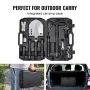 VEVOR Survival Shovel Survival Axe, 28-in-1 Camping Folding Shovels with Hatchet, Stainless Steel Tactical Shovel Hatchet Combo, Multifunctional Emergency Survival Gear Equipment for Camping Hiking