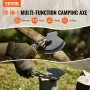 VEVOR Hunting Knife and Hatchet Axe Combo Set with Sheath, Fixed Blade Tactical Knife and Camping Axe, Stainless Steel Survival Knife and Camping Hatchet for Outdoor Survival Hunting Camping Adventure