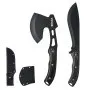 VEVOR Hunting Knife and Hatchet Axe Combo Set with Sheath, Fixed Blade Tactical Knife and Camping Axe, Stainless Steel Survival Knife and Camping Hatchet for Outdoor Survival Hunting Camping Adventure