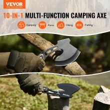 VEVOR Hunting Knife and Hatchet Axe Combo Set Sheath Fixed Blade Knife Camping