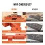 VEVOR router table setup bars with corrosion-resistant aluminum alloy, anodized treatment, and laser engraving.