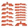 VEVOR router table setup bars in various sizes and shapes arranged in rows against a white background.