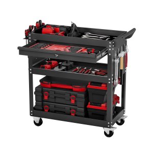 Chariot D'atelier à Roulettes Vide - Modèle KD366, Boîte à Outils Roulante, Neuf, Rangement Outillage