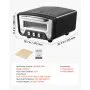 VEVOR Electric Pizza Oven, 12-Inch, Countertop Pizza Maker, 1700W, 805℉ for Home Kitchen Restaurants, Cold-Rolled Steel Shell, Independent Temp & Time Control, Commercial Pizzas Cooker with Stone