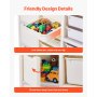 4-Tier Kids Toy Storage with 10 Plastic Movable Bins Elephant-Shape
