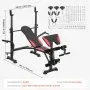 VEVOR Weight Bench, Multi-Functional Adjustable Weight Bench Press for Full Body Workout, 660lbs Exercise Sit up Bench for Home Gym Strength Training, Flat Bench with Quick Folding & Fast Adjustment