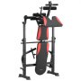 VEVOR vægtbænk, multifunktionel justerbar vægtbænkpresse til fuldkropstræning, 660 lbs træningsbænk til hjemmegym styrketræning, flad bænk med hurtig foldning og hurtig justering
