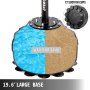 VEVOR Boxing Speed Trainer, Punching Bag Spinning Bar, Training Boxing Ball with Reflex Bar & Gloves, Solid Speed Punching Bag Free Standing, Adjustable Height, for Man, with A Ball
