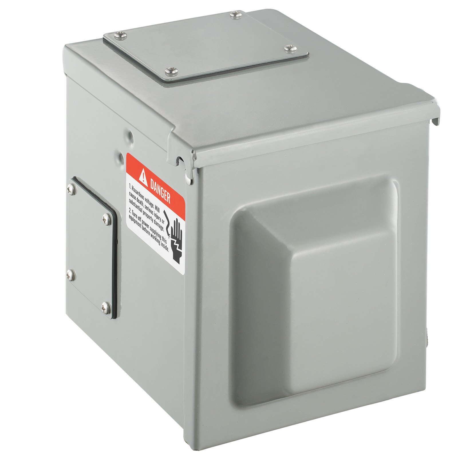 VEVOR 50 Amp RV Power Outlet Box, 125/250 Volt, Enclosed Lockable Outdoor RV Receptacle Box, NEMA 14-50R Weatherproof Electrical Panel, for RV Camper Trailer Motorhome Electric Car, UL Listed Outlet