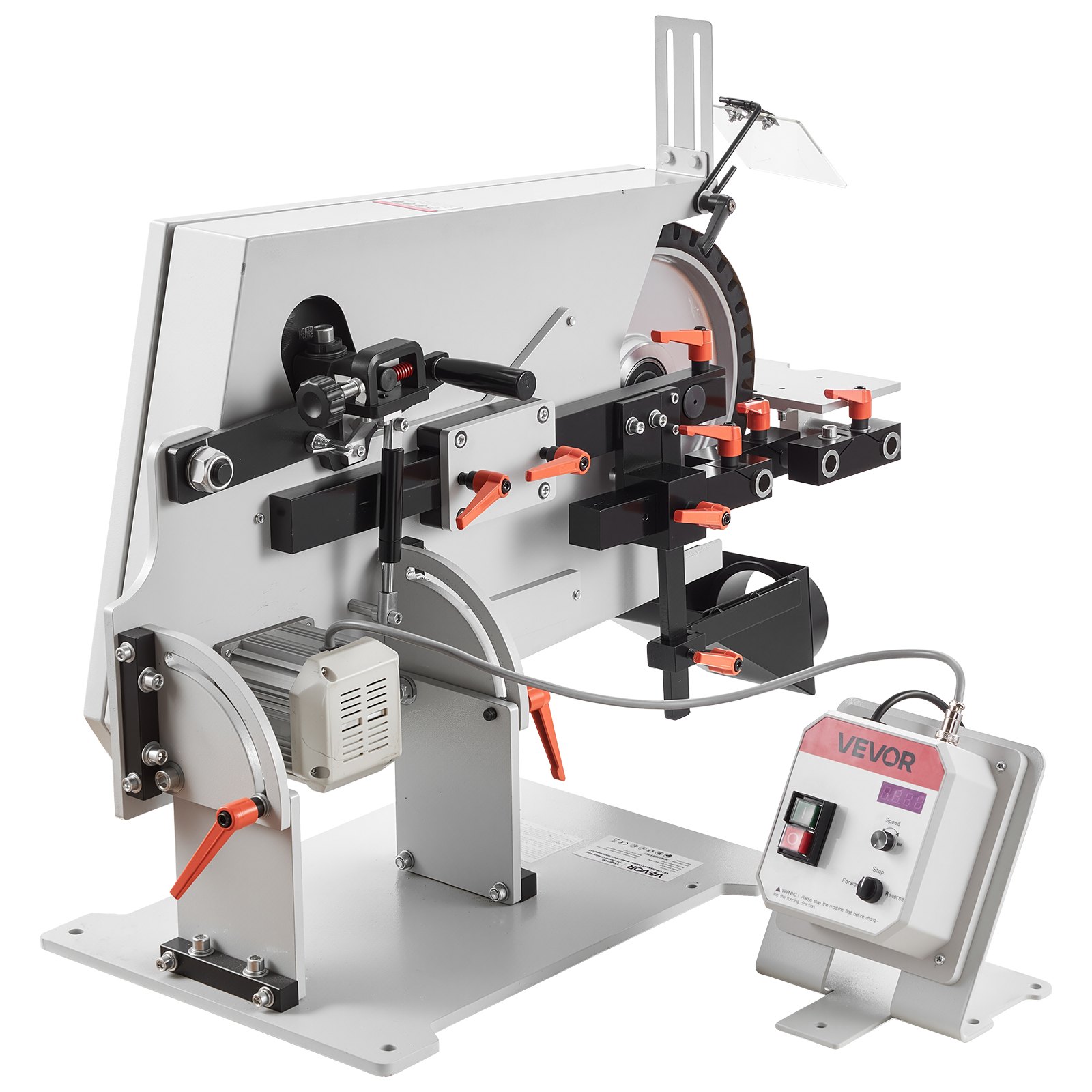 VEVOR Belt Grinder Sander with VFD, 1829 x 51mm Variable Speed Belt Polisher, 1500W Knife Making Machine with 3 Grinding Modes & 3PCS Belts for Metalworking, Compatible with (1829-2083) x 51mm Belts