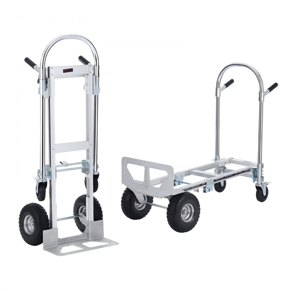 Folding Platform Hand Truck Cart Moving Dolly with Telescoping