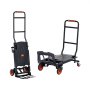 VEVOR Aluminum Hand Truck, 2 in 1, 136 kg Max Load Capacity, Heavy Duty Industrial Convertible Folding Hand Truck and Dolly, Utility Cart Converts from Hand Truck to Platform Cart with Rubber Wheels