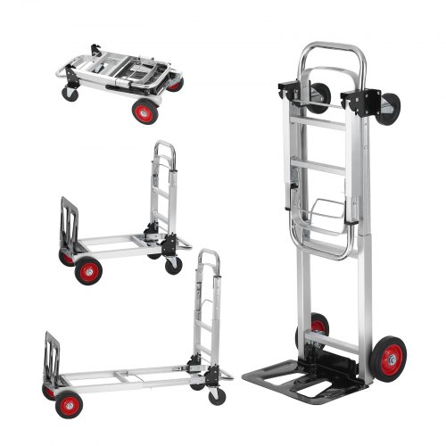 VEVOR Aluminum Hand Truck, in 1, 181 kg Max Load Capacity, Heavy