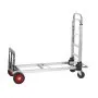 VEVOR Aluminum Hand Truck, 2 in 1, 181.4 kg Load Capacity, Heavy Duty Industrial Convertible Folding Hand Truck and Dolly, Utility Cart Converts from Hand Truck to Platform Cart with Rubber Wheels