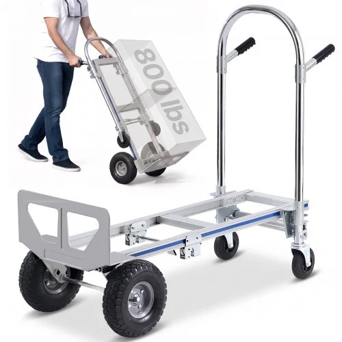 Muudetav alumiiniumist transpordikäru 2-ühes, 363 kg