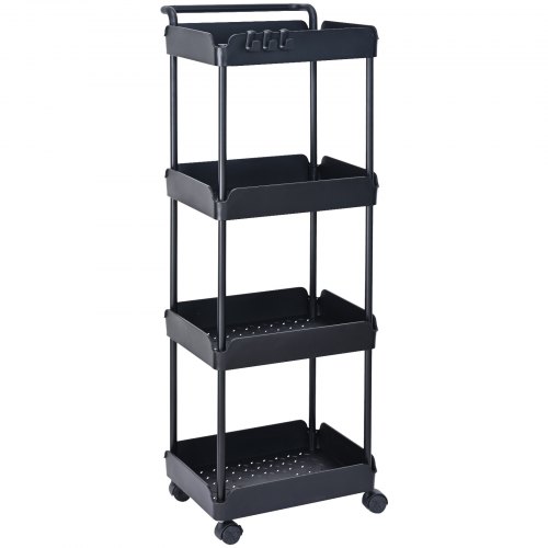 VEVOR Chariot Utilitaire Roulant à 3 Niveaux Avec Tiroir, Chariot De Cuisine Avec Roues Verrouillables Vevor Ensemble De 4 Fxnu4550 VEVOR Chariot Utilitaire Roulant à 3 Niveaux Avec Tiroir, Chariot De Cuisine Avec Roues Verrouillables Vevor Ensemble De 4 Fxnu4550