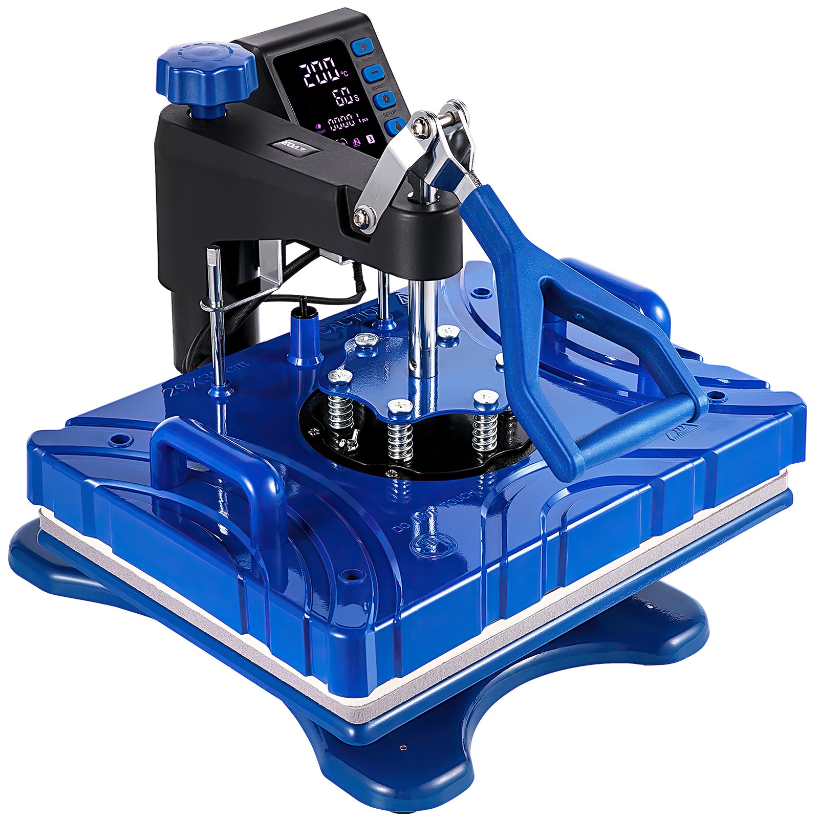 VEVOR Heat Press 8 In 1 Heat Press 12 x 15 Blue Sublimation Machine for Coasters