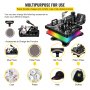 VEVOR Heat Press 12X15 Inch Heat Press Machine 5 in 1 800W Heat Press Machine for T-Shirts Sublimation Printer Transfer with Accurate Large Screen Display Dual-Tube Heating for DIY T-Shirts Cap Mugs