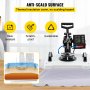 VEVOR Heat Press 30.5x38.1 cm 10 In 1 Heat Press 1000W Heat Press Machine with 360° Rotation Swing Away White Heat Press T-Shirt Sublimation Machine Dual-tube Heating for DIY Pens Caps Mugs and Shirts