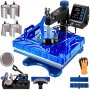 Vevor Heat Press10 In 1 Heat Press12x15 Blue Sublimation Machine For Pens Mugs