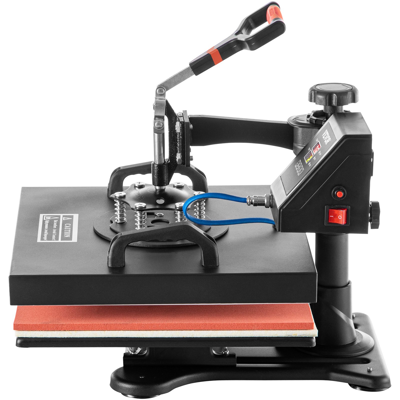 VEVOR Heat Press, 5 in 1 15 x 15 Inch Heat Press Machine, Dual LED Display Heat Press Machine, Multifunctional Sublimation, for T-Shirts, Swing Away Design