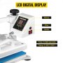 VEVOR 5 in 1 Heat Press Machine Transfer Sublimation for T-Shirt Hat Cup Shoes