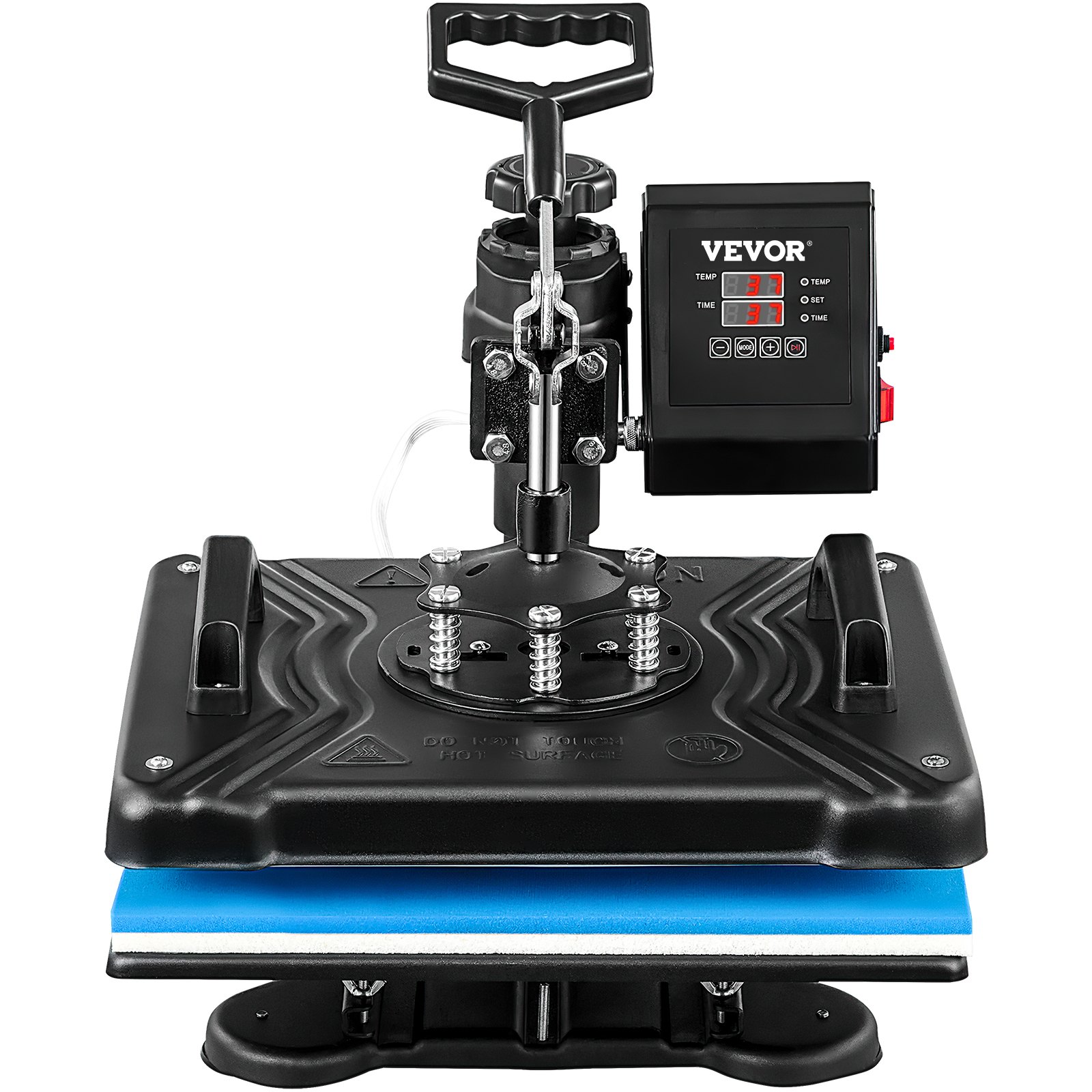 VEVOR Heat Press 12 X 15 Inch 5 In 1 Heat Press 1250 W Heat Press Machine Swing Away Black Heat Press T-Shirt Sublimation Printer Transfer 360 Degree Rotation for DIY T-Shirts Hat and Shoes