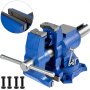 VEVOR Multipurpose Vise 6-Inch Bench Vise 360-Degree Rotation Clamp on Vise with Swivel Base and Head Heavy Duty Multi-Jaw Vise for Clamping Fixing Equipment Home or Industrial Use