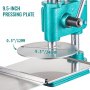 Vevor Pizza Press Manual Pizza Dough Press 9.5-inch Pastry Press Machine Sheeter