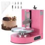 VEVOR Cake Decorating Machine Cake Frosting Spreading for 4" to 12" Cake Pink