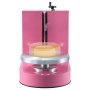 VEVOR Cake Decorating Machine, Cake Cream Spreading Coating Smearing Machine, Low Noise Cake Frosting Machine, Turntable with Adjustable Scraper, for 4" to 12" Cake, 25-320RPM Rotating Speed, Pink