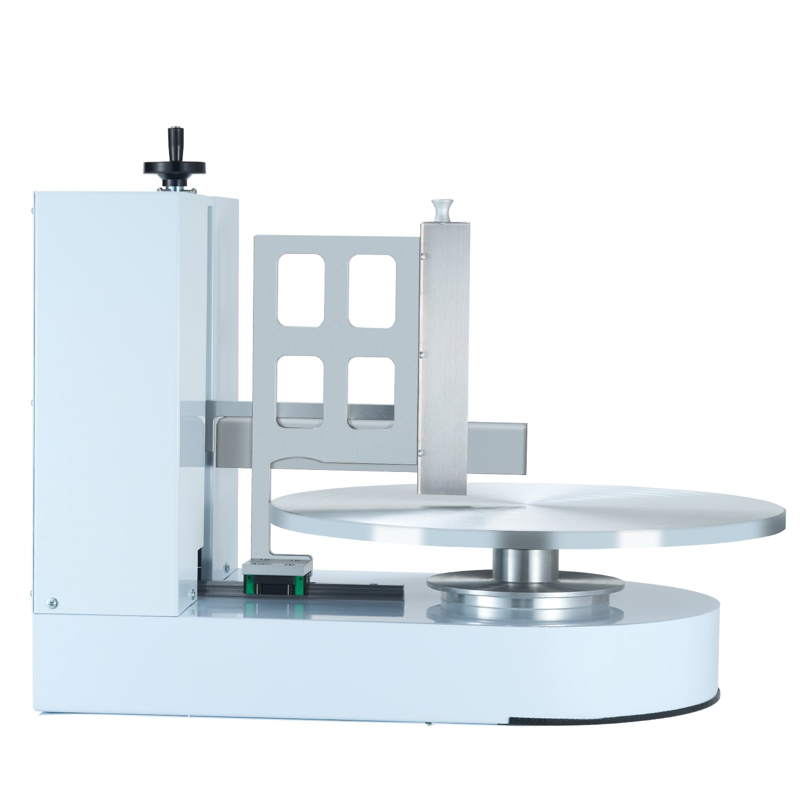 VEVOR Cake Decorating Machine, Cake Cream Spreading Coating Smearing Machine, Low Noise Cake Frosting Machine, Turntable with Adjustable Scraper, for 4" to 16" Cake, 25-320RPM Rotating Speed, White