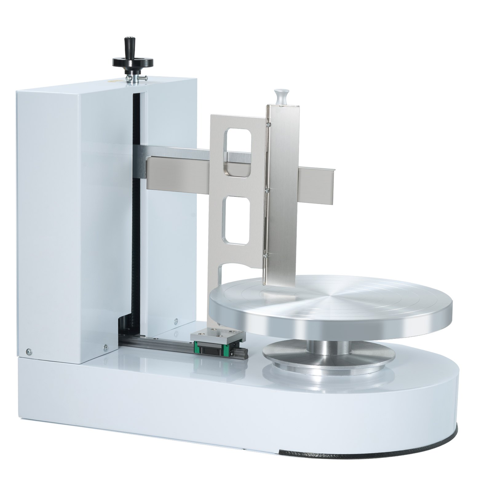 VEVOR Cake Decorating Machine, Cake Cream Spreading Coating Smearing Machine, Low Noise Cake Frosting Machine, Turntable with Adjustable Scraper, for 6" to 14" Cake, 25-320RPM Rotating Speed, White