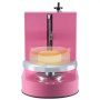 VEVOR Cake Decorating Machine, Cake Cream Spreading Coating Smearing Machine, Low Noise Cake Frosting Machine, Turntable with Adjustable Scraper, for 6" to 14" Cake, 25-320RPM Rotating Speed, Pink