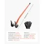 VEVOR Pallet Buster Tool, 1.27 m Carbon Steel Handle Wrecking Pry Bar, 907 kg Weight Capacity, Heavy Duty Deck Board Removal Tool, Breaker Bar for Flooring, Framing, Roofing, Trim, Drywall