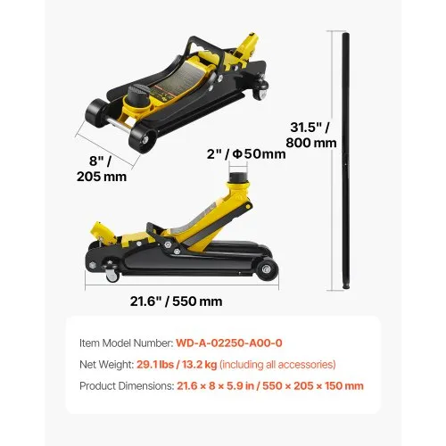 Madala profiiliga garaažitungraud 2,5 t, 85–380 mm — pilt 7