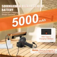 Linterna de foco recargable superbrillante USB de 200 000 lúmenes