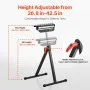 VEVOR Roller Stand, 300 lb Load Capacity, 26.8-42.5 in Adjustable Height, Folding Heavy Duty with 11.5 inch Polished Multi-directional Roller Head, for Table Saw Outfeed Woodworking Extension Support